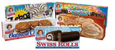 Little Debbie Zebra Cakes box: convenient on-the-go snack for kids and adults.