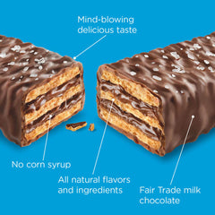 Little Secrets Milk Chocolate Crispy Wafers crisp bite showcases airy layers and smooth melt.