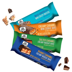 Little Secrets peanut caramel dark chocolate piece ideal for snacking.