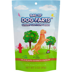 Little Stinker Dog Farts cherry cotton candy gift box ready for laughs and parties
