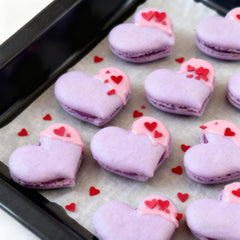LittleStar red heart sprinkles brighten cookies and donuts with romantic flair.