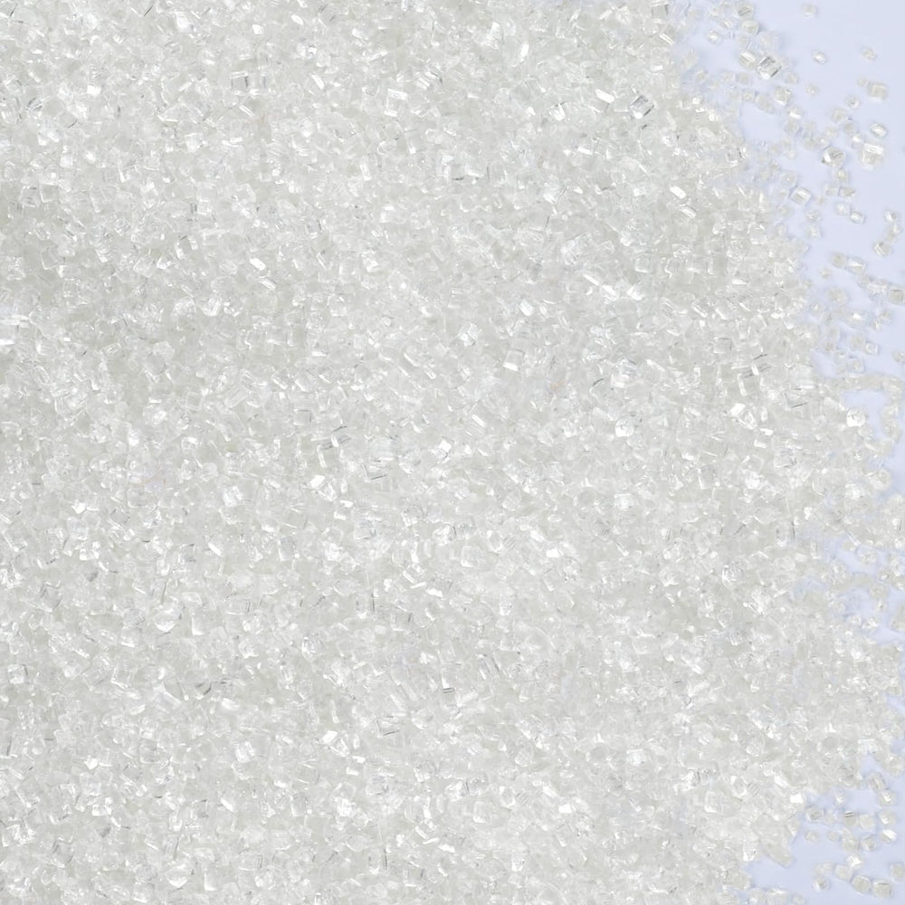 LittleStar white sanding sugar crystals for cookies add a sparkling, professional finish.