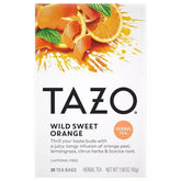Live2Pedal Tazo Wild Sweet Orange Tea packaging shows two-pack option for convenience