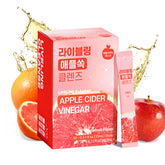 LIVELING apple cider vinegar stick grapefruit pack for on-the-go digestion support.