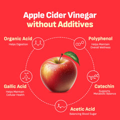 LIVELING zero sugar, low-calorie apple cider vinegar stick for a refreshing sip.