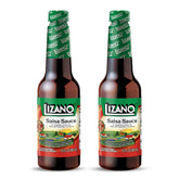 Lizano sauce bottle being poured, a versatile flavor boost for meals.
