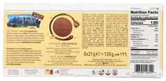 Loacker Tortina Original wafers close-up, crisp texture