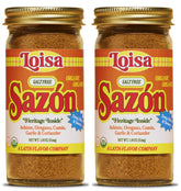 Loisa Sazón organic spice jar label highlights authentic Latin flavor