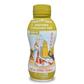 Longevity condensed milk squeeze bottle pours a silky sweetness for coffee and desserts.