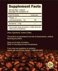 Longreen Ganoderma Coffee cup-ready scene with rich aroma