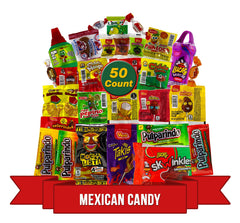 LookOn Mix Dulces Mexicanos 50-count pack shows a vibrant assortment ideal for sharing.