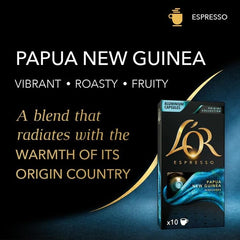 L'OR Vanilla Blend aroma with carefully roasted Arabica beans for a balanced cup.