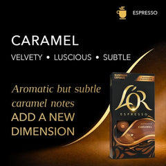 L'OR Nespresso-original-compatible capsules provide consistent flavor in every cup.