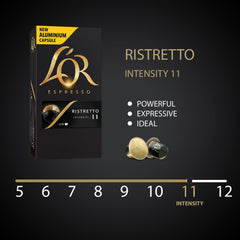 L'OR espresso crema close-up highlights silky texture and richness.
