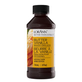 LorAnn Butter Vanilla Bakery Emulsion bottle front shows rich butter-vanilla flavor for baking