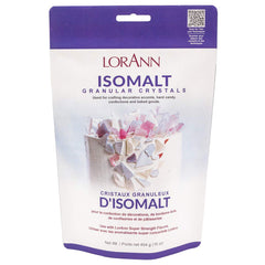 LorAnn Isomalt crystals for crystal-clear decorations in sugar art.