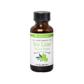 LorAnn Key Lime SS flavor bottle shows vibrant label and potent citrus aroma for desserts