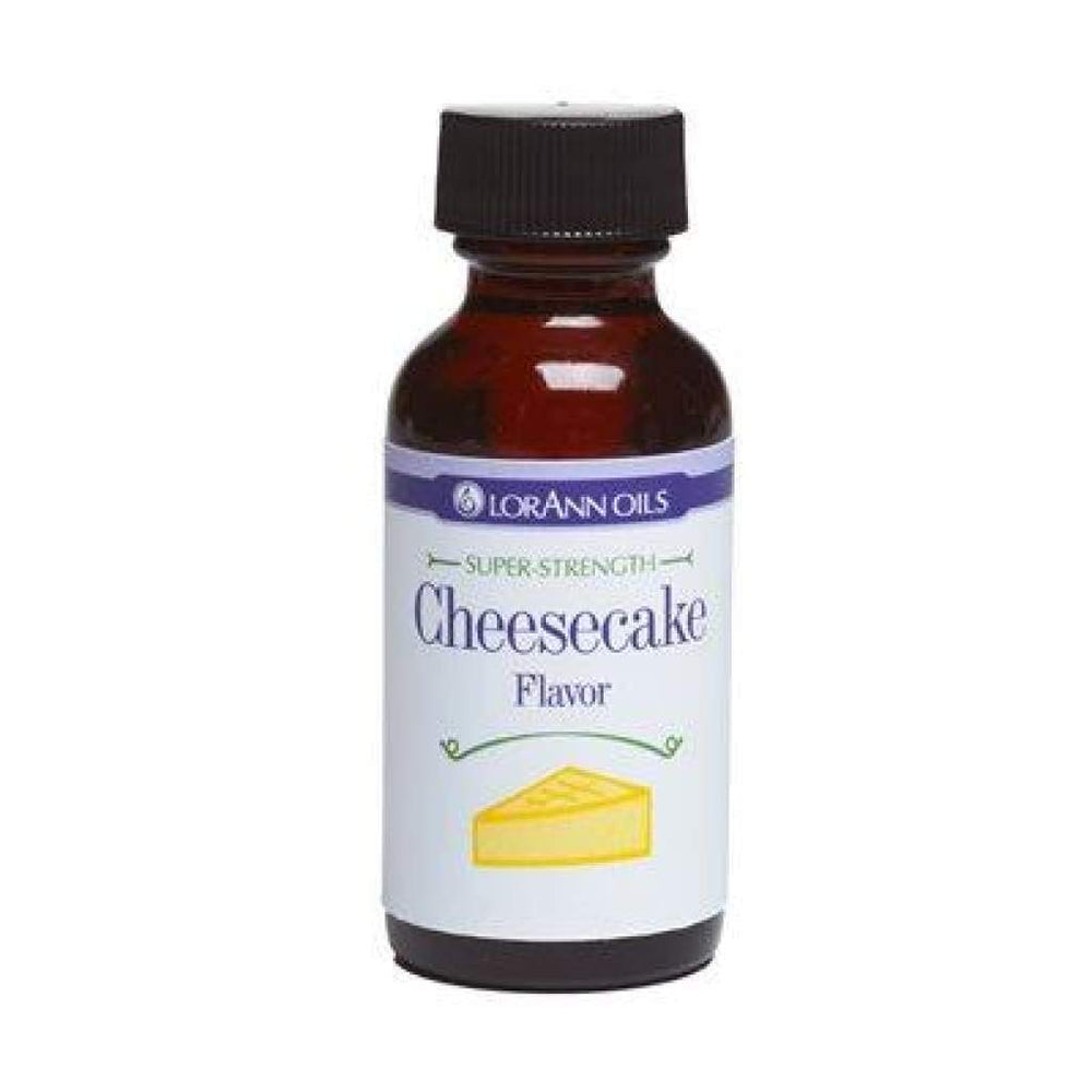 LorAnn Oils Cheesecake Flavor bottle pour for bold candy and cheesecake-inspired treats.