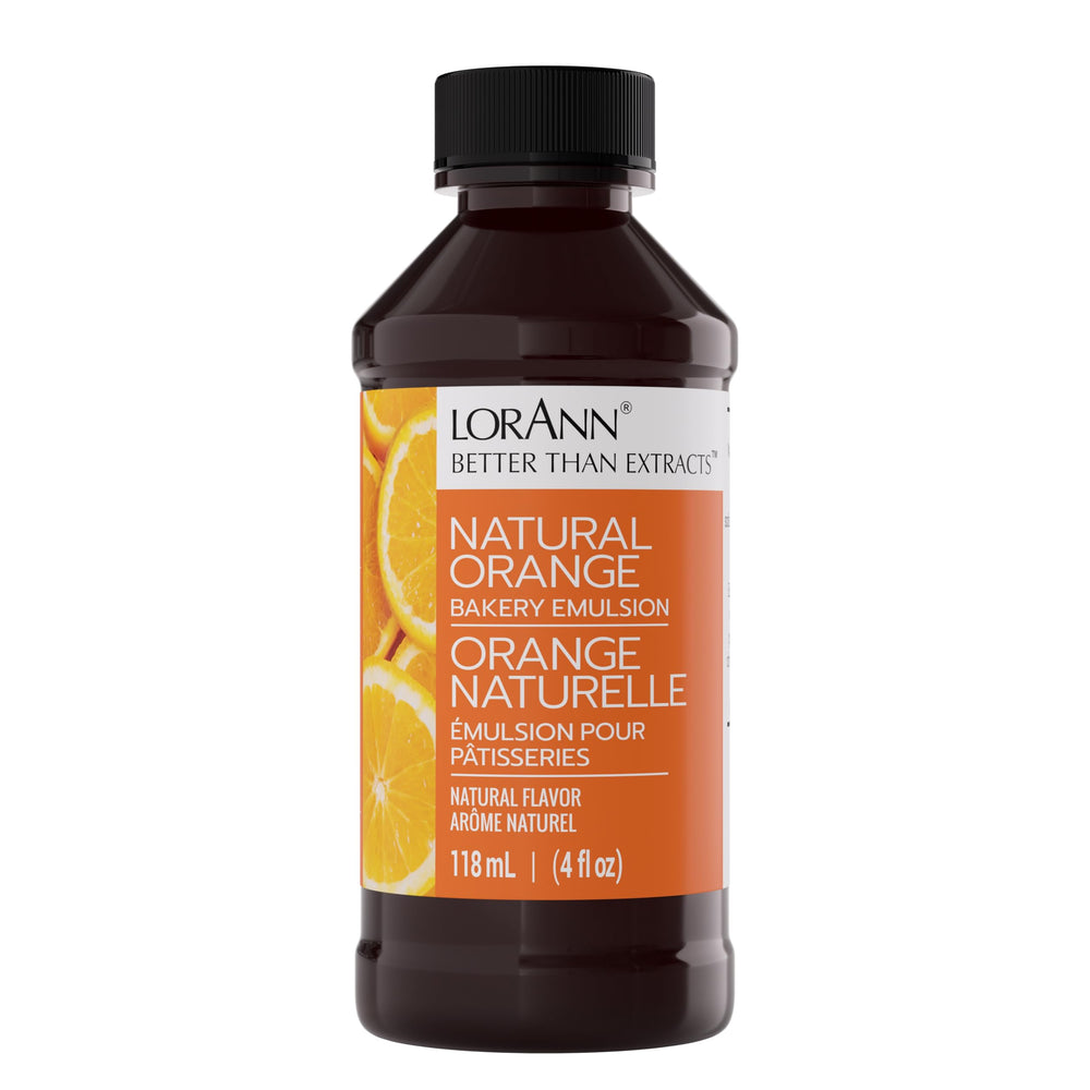 LorAnn Oils Orange Bakery Emulsion bottle for precise orange flavor in baking