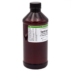 LorAnn Oils Tart and Sour label close-up highlighting flavor boost for jams and pastries.