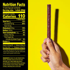Lorissa's Kitchen grass-fed finished beef jerky highlights premium quality and protein.