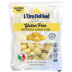 L'Oro Del Sud gnocchi boiling water demonstration shows fast cooking