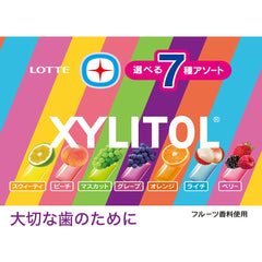Lotte xylitol gum seven-assorted bottle open with aroma release for refreshing chew