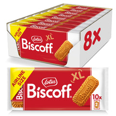 Lotus Biscoff packaging on store shelf inviting impulse purchase.