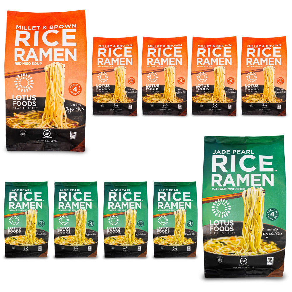 Lotus Foods Jade Pearl bundle noodles, quick lunch option with a delicate flavor