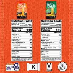 Lotus Foods Millet & Brown Rice ramen showing hearty, gluten-free noodles