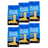 Lotus Foods Wide White Rice Ramen Noodles packaging highlights gluten free organic ingredients