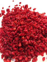 Lotus Spices Zereshk barberries in bowl showcase vibrant color and texture