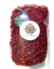 Lotus Spices Zereshk barberries rice polow dish with vivid color