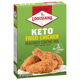 Louisiana Fish Fry Classic Fried Chicken Keto Coating pack front highlights value and keto-friendly convenience.