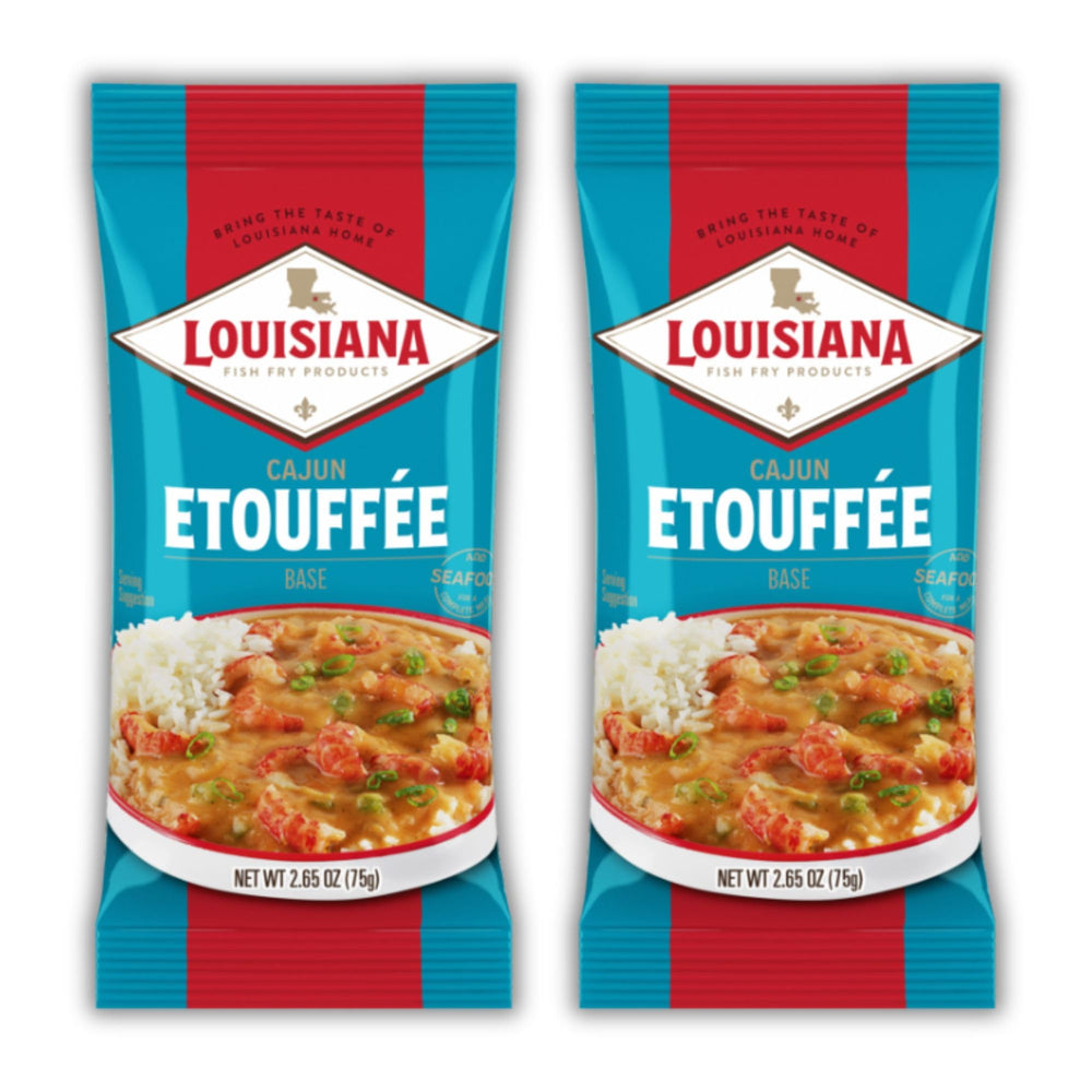 Louisiana Fish Fry Etouffee Base bowl ready to serve with rich Cajun flavor