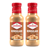 Louisiana Fish Fry Remoulade bottle front view for seafood dipping