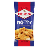 Louisiana Fish Fry Seasoned Mix bag ready for quick weeknight dinners.