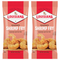 Louisiana Fish Fry Shrimp Fry Batter creates a crispy crust for shrimp.