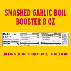 Louisiana Fish Fry Smashed Garlic Boil Booster dispensing cap enables quick flavor boosts.
