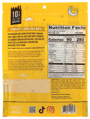 Louisville Vegan Jerky Carolina Mustard BBQ close-up with glossy glaze