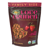 Love Crunch Dark Chocolate and Red Berries granola pack ready for a quick energy boosting breakfast