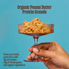 Love Crunch USDA Organic and Non-GMO labels visible on packaging.