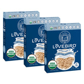 Lovebird Organic Cereal front-pack shows real ingredients and transparent labeling for health-minded shoppers