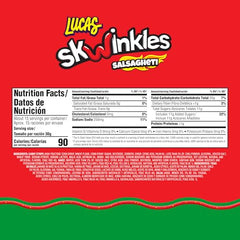 Lucas Salsagheti king-size pack perfect for party favors and piñatas.