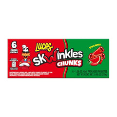 Lucas Skwinkles on a party table ready for celebrations.