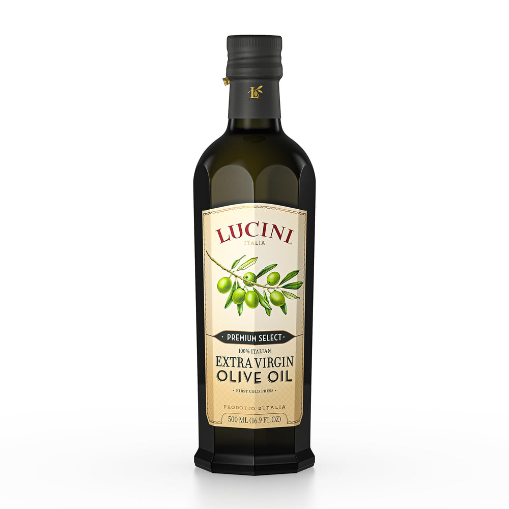 Lucini Premium Select olive oil bottle for everyday cooking with bold Italian flavor