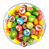 Lucky Boys Fruit Slices Candy pack in assorted colors for sharing.