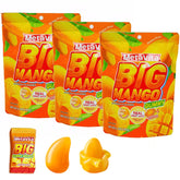 Luckycare MetaVita mango peel gummy with outer skin and soft center for playful snacking