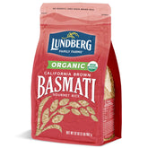 Lundberg Organic Basmati Brown Rice packaging, ideal for everyday meals.