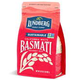 Lundberg Basmati Rice packaging with California-grown grains for pantry use